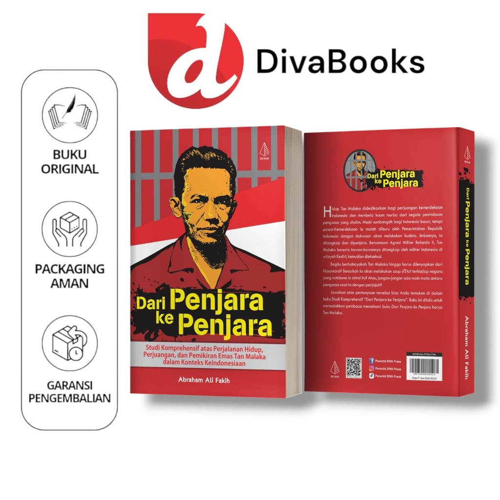 Diva Book - Buku Dari Penjara ke Penjara - Tan Malaka - (Abraham Ali Fakih) Ircisod