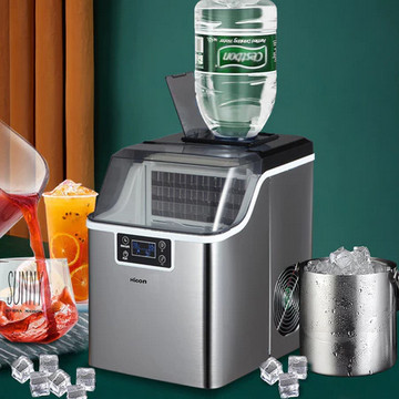 Alat Pembuat Es Mesin Dapat Diisi Dengan galon Hicon Ice Maker Ice Mesin Es Batu Ice 30KG Hicon