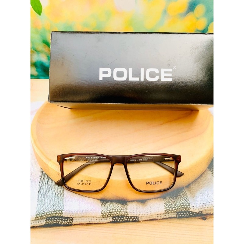 NEW FRAME KACAMATA POLICE 2278 FRAME BENING PUTIH KOTAK KACAMATA FASHION UNISEX