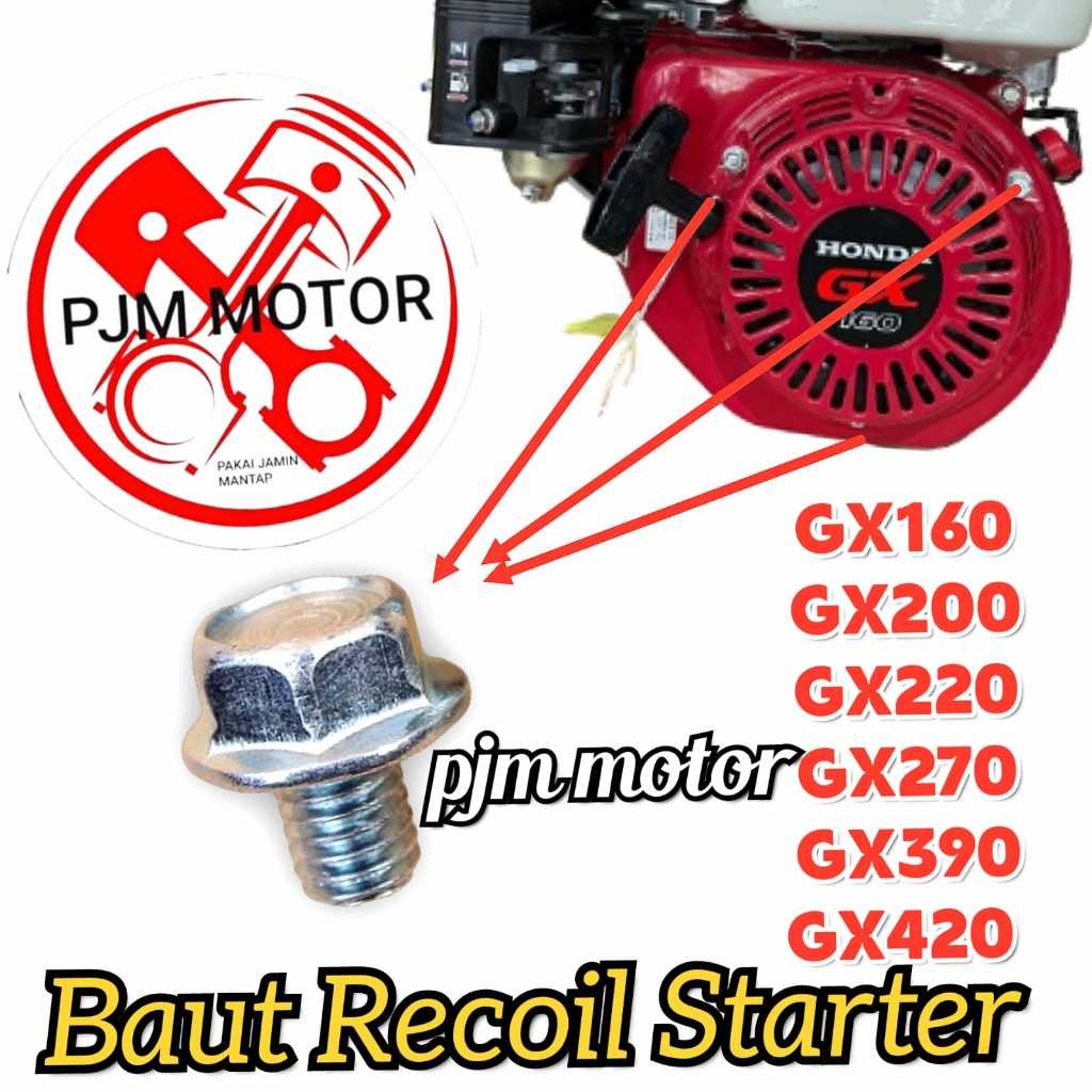 

bolt recoil starter BAUT kap engkol mesin pengerak dan genset gx160 gx200 gx220 gx270 gx390 gx420 5.5hp 6.5hp 6.5hp 7.5hp 9hp 13hp 16hp 18hp 20hp amplas