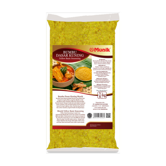 

[[PROMO]]New Bumbu Munik Bumbu Dasar Kuning - 1000gr