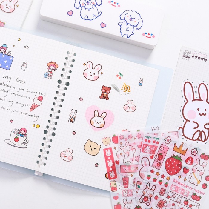 

Aksesoris Promo Moerah~ Sticker Kartun Motif Kartun Imut
