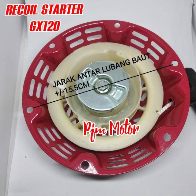 

Recoil Starter Tarikan Kap Engkol Mesin Pengerak Gx110 Gx120 Honda 154 1500watt 2200watt amplas