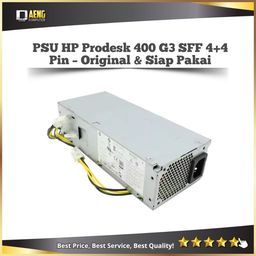 Power Supply PSU Power Suplay PC HP Prodesk 400 G3 SFF 4 + 4 pin  Original