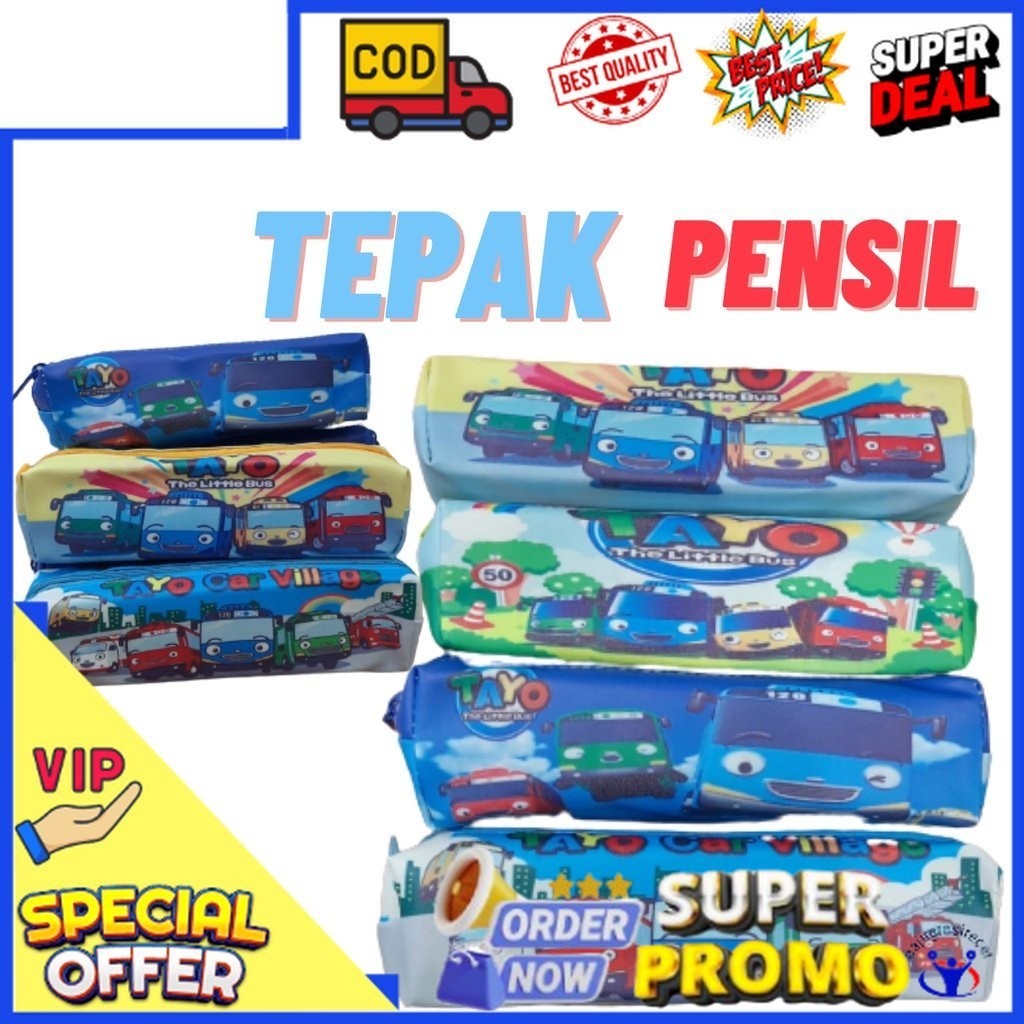 

Bisa Cod Kotak Pensil Anak Lucu Karakter Tayo Serbaguna Tempat Bolpoin Bolpen Bulpen Karakter Anti Air