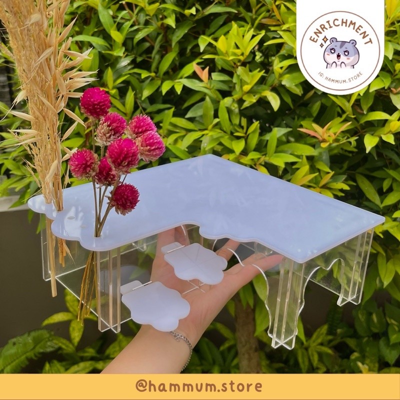 Maze Hamster Akrilik | Corner Maze | Labirin Hamster | Hideout Hamster | Rumah Hamster