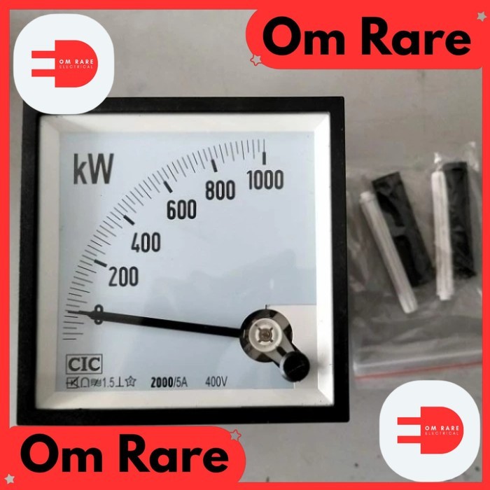 Kilowatt kw meter Analog CIC 1000 kw 400V - 96x96