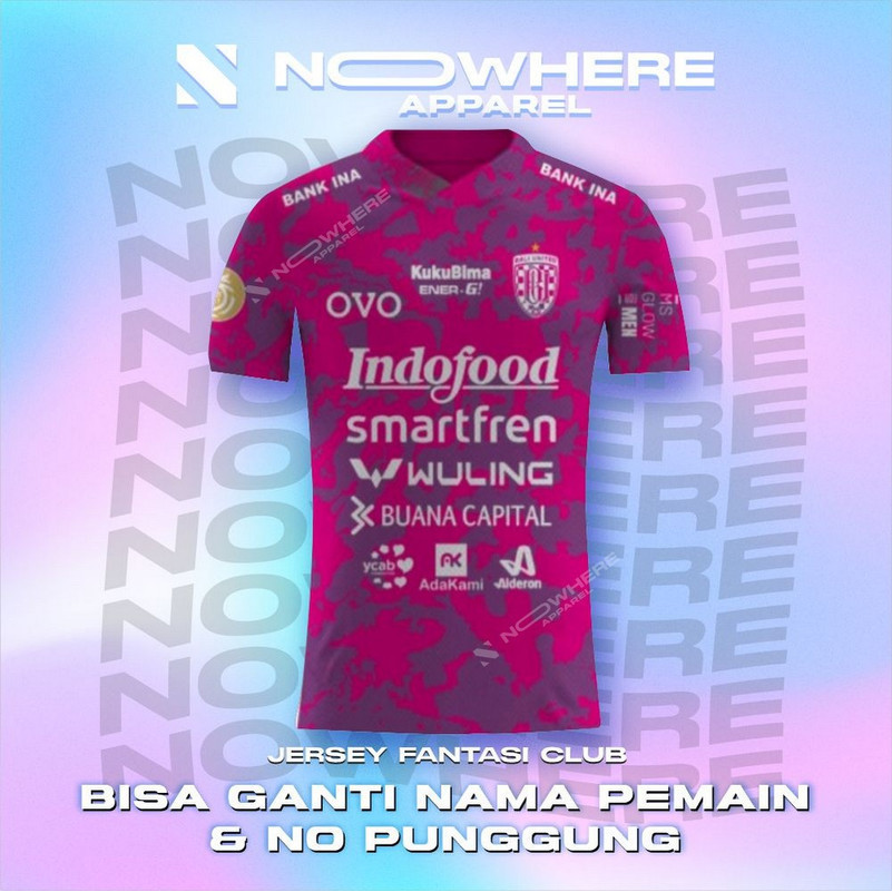 JERSEY Bali united home away 3rd GK BRI liga 1 2021