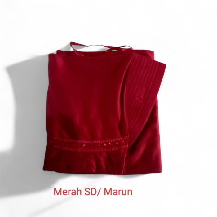 Grosir Kerudung Sekolah SD Kerudung Serut 20 pcs (1KODI) Muslim Jilbab Anak Wanita Instan Katun - Gr