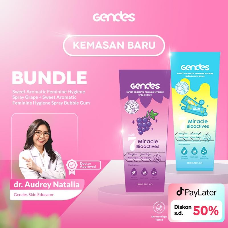 

{ DISKON UP TO 70% KHUSUS LIVE } GENDES 2 Sweet Aromatic Spray promo bundling 7 miracle bioaktives