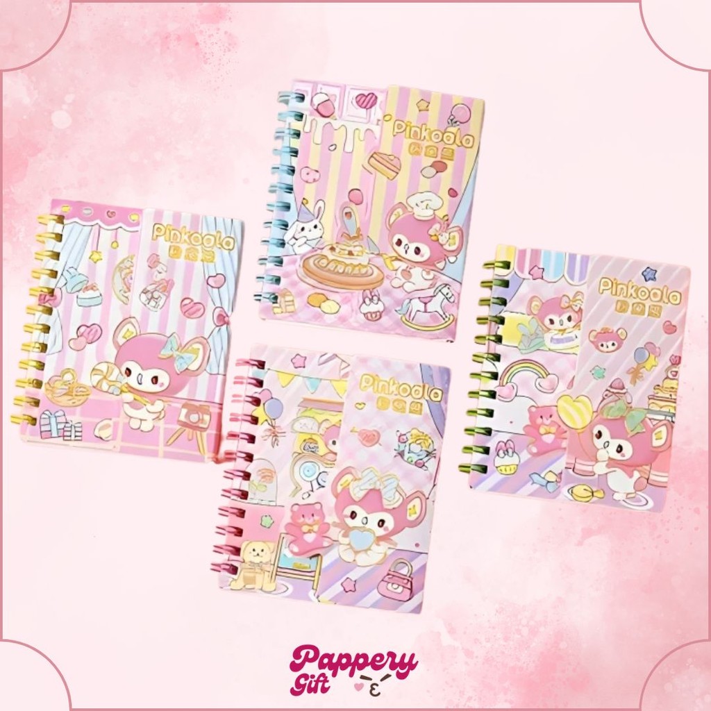 

Buku Catatan Ring A7 Dobel Cover Notebook Ring A7 Dobel Cover Karakter Lucu - SE0262