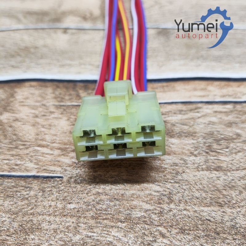 SOKET SOCKET KABEL KIPROK REGULATOR 6 PIN FULL DENGAN KABEL AVS 3MM UNIVERSAL