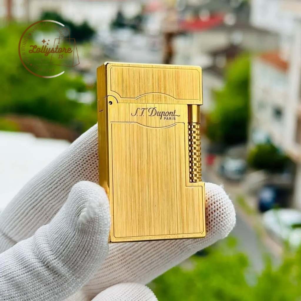 Korek Api St Dupont Gold Brush 2 Lighter Premium Quality
