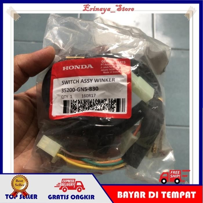 ORIGINAL Saklar Kiri Holder Tombol Sen Astrea Grand Legenda GN5 Ori - ORI