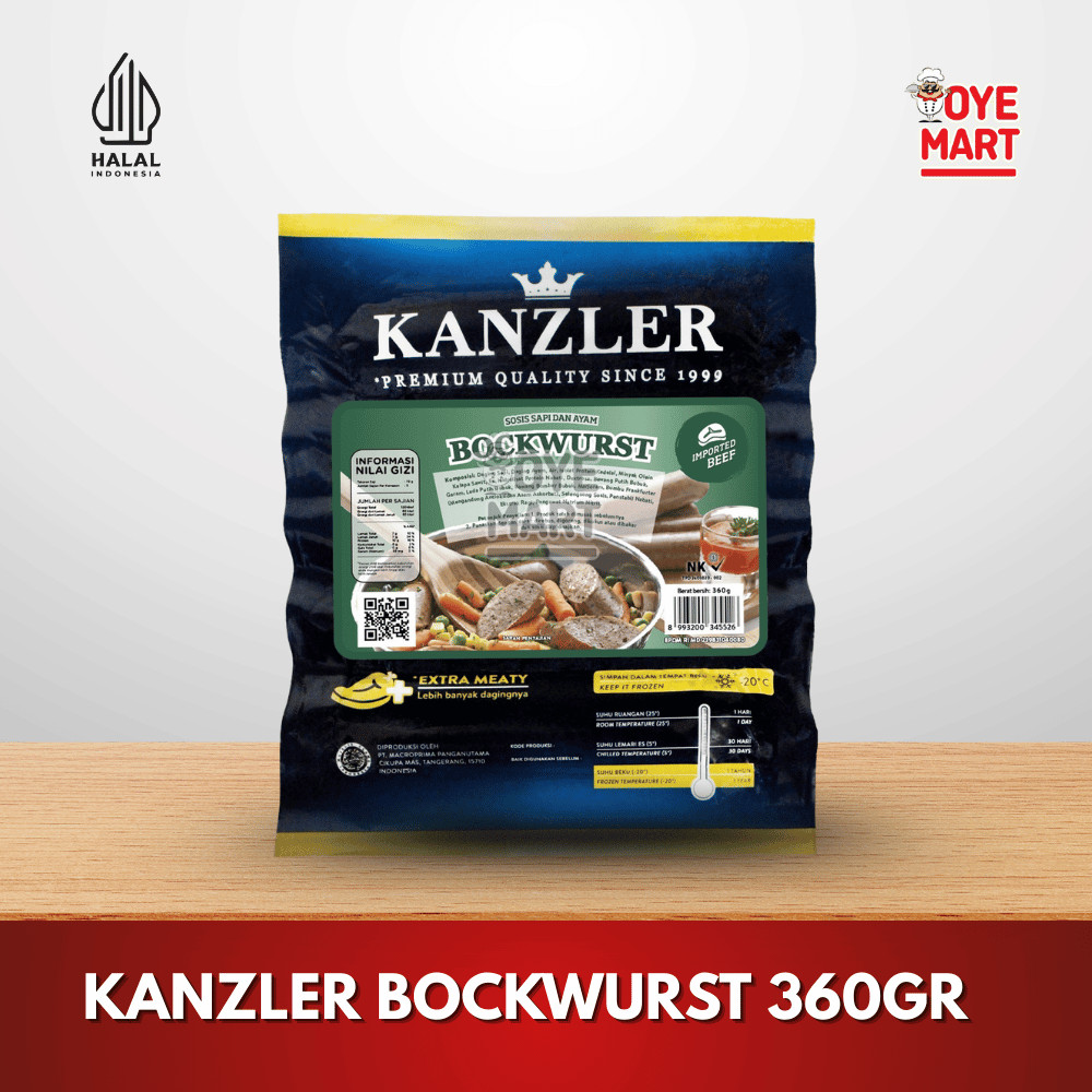 

KANZLER BOCKWURST 360GR