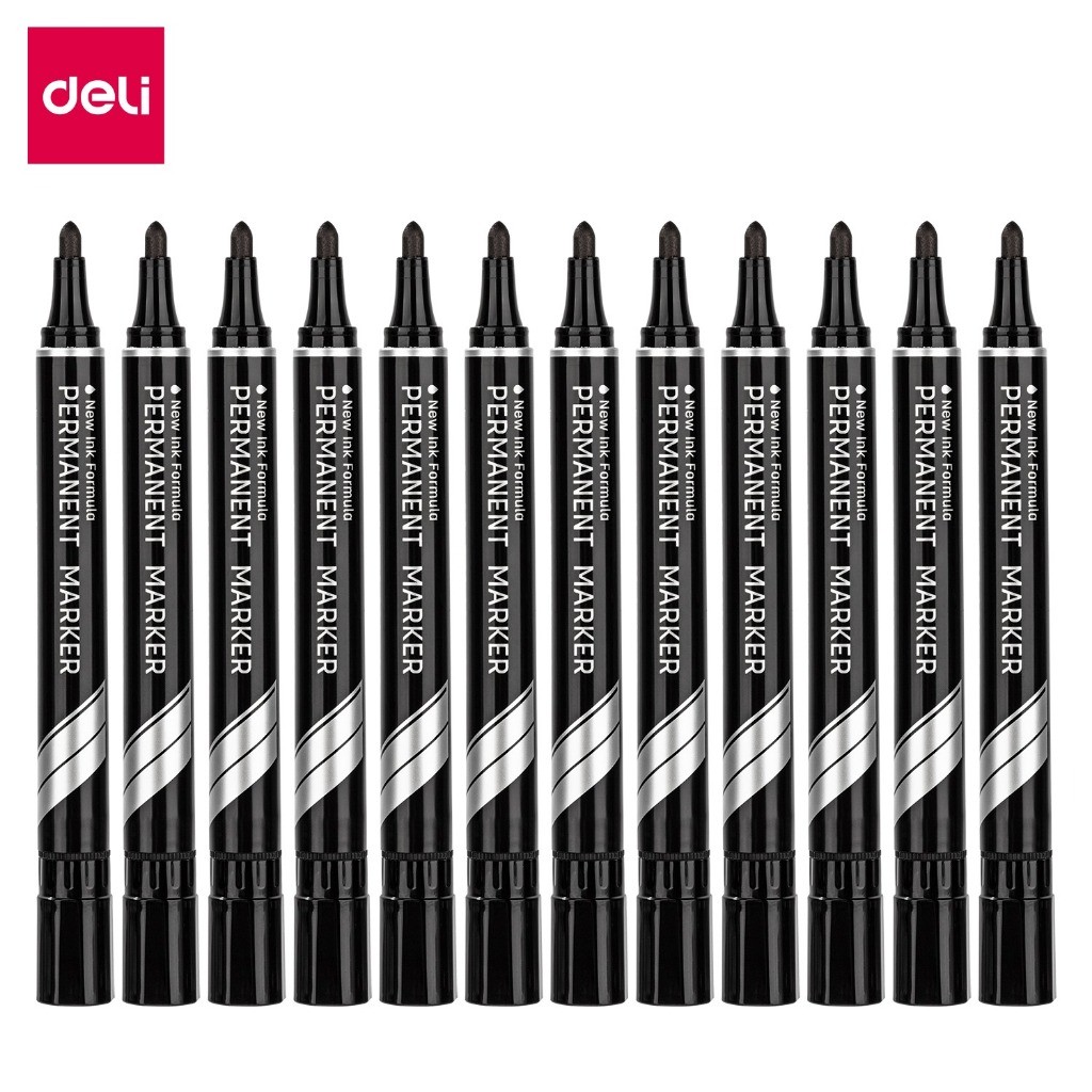 

Spidol Permanen Hitam Biru Permanent Marker (1pcs) 1.5mm/High Quality Simple and Durable Permanent Marking Pen Stationery