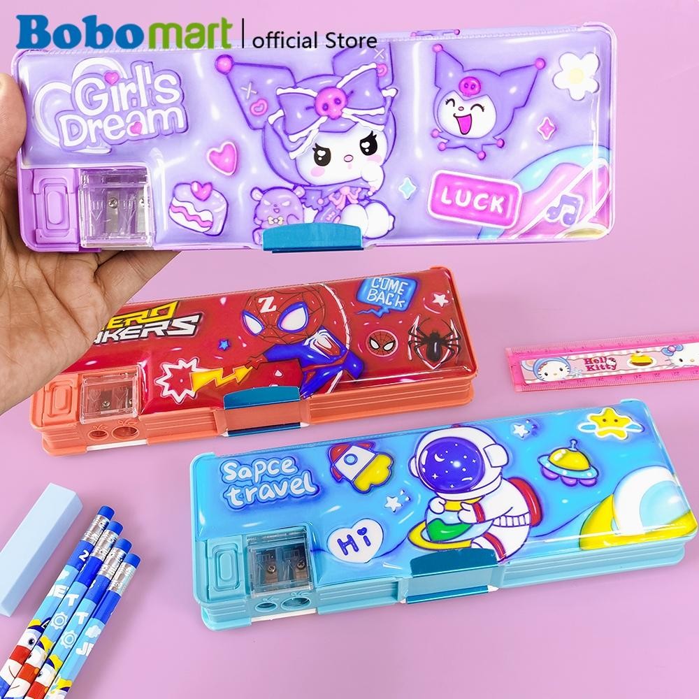 

Kotak Pensil Case Kotak Pulpen Tempat Pensil 571-5 Motif Karakter Animasi Kotak Hadiah Anak