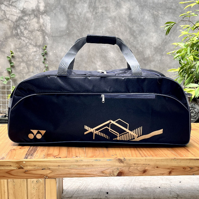 Tas Raket Badminton Murah Anti Air Selempang 2 Ruang Jumbo Themo Muat Sepatu