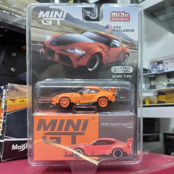 LP2155 Mini GT Skala 64 Toyota GR Supra Orange CHASE