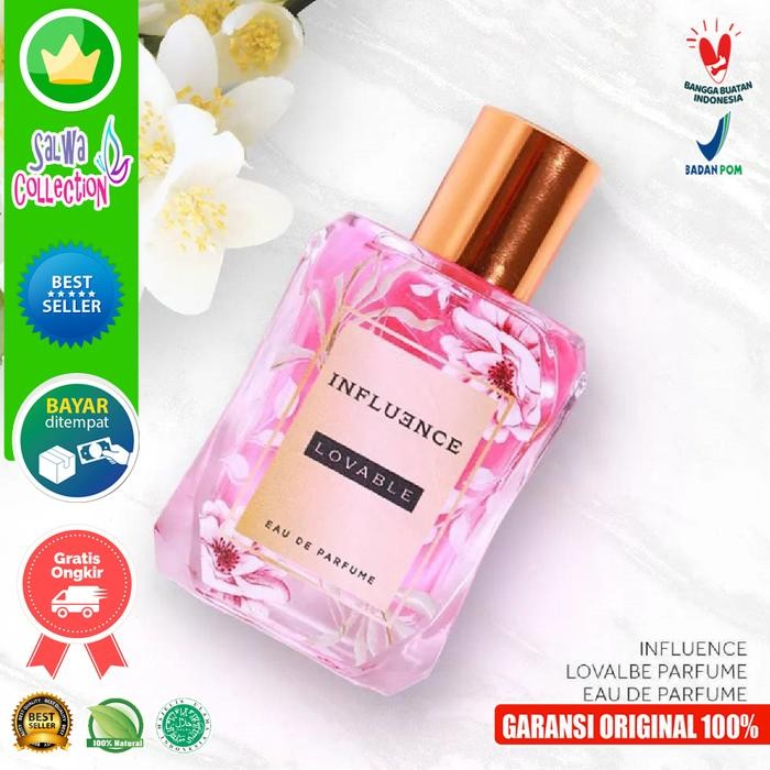 【BPOM】Parfum Wanita Influence Lovable Eau De Parfume Original Wangi Tahan Hingga 12 Jam - Parfum Lov