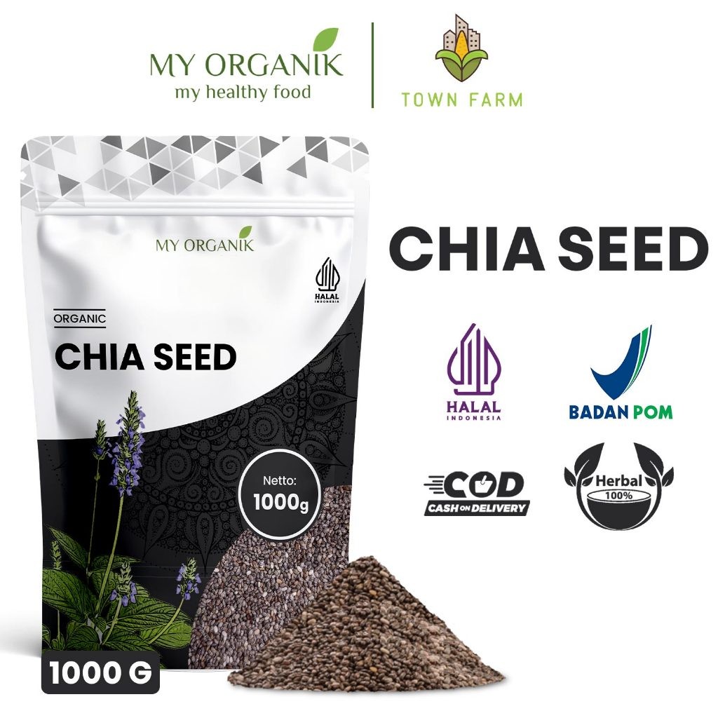 

My Organik Chiaseed Organik Chia Seed Premium Quality 1 Kg