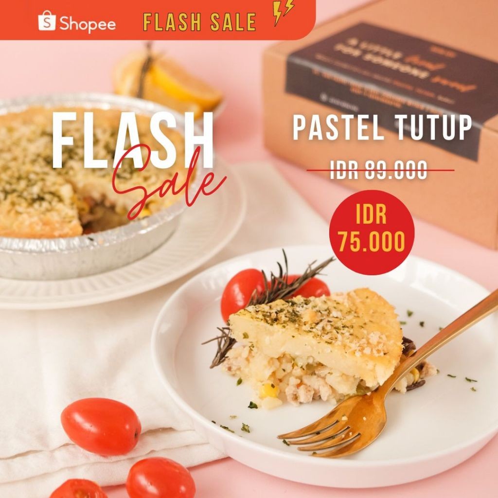 

PASTEL TUTUP - Kentang / Pie / Sarapan/ Hampers