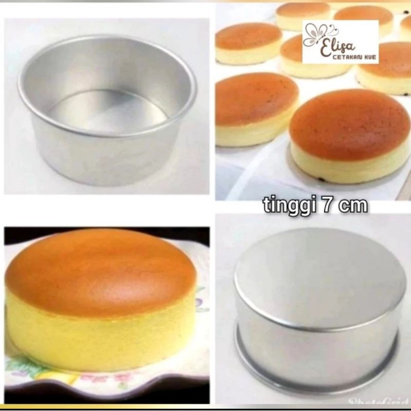 Loyang bulat tinggi 7 cm ukuran 10 12 14 15 18 20 22 24 cm