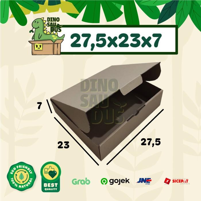 

27,5x23x7 CM KARDUS Pizza Corrugated Packaging Box packing Diecut