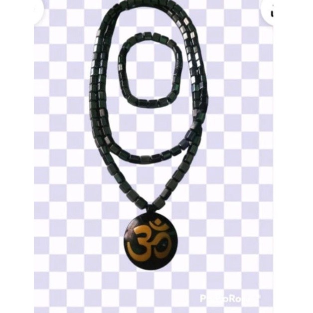 Kalung Kesehatan Om Kara Titanium Magnet Etnik