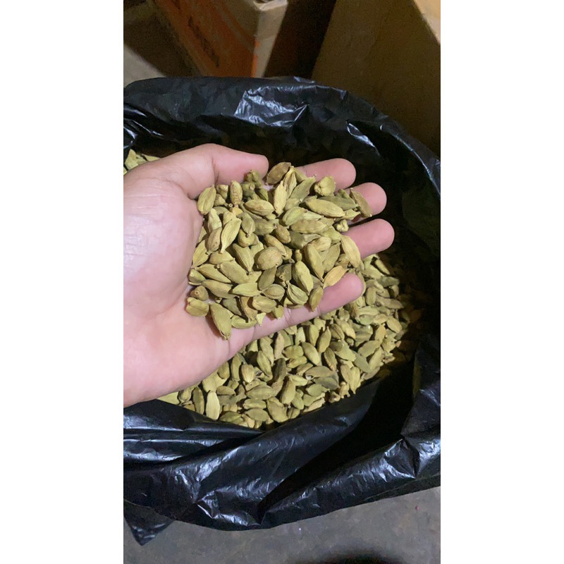 

Kapulaga Arab Hijau kemasan 1kg / Kapulaga Hijau / Bumbu Masakan