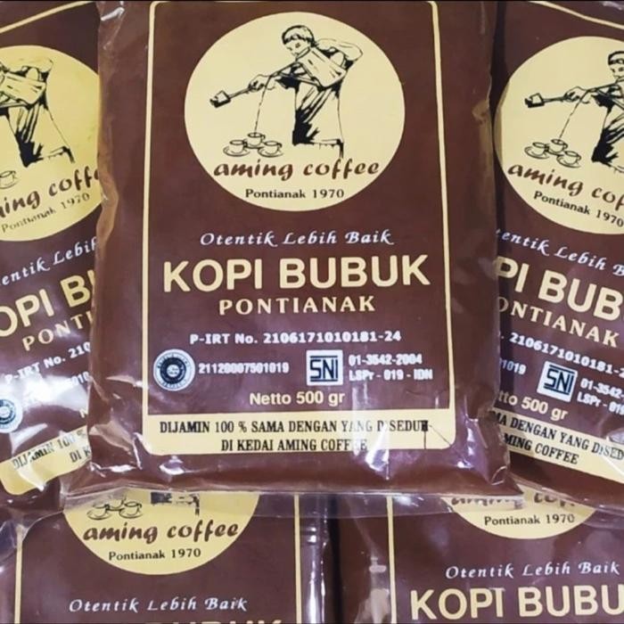 

Kopi bubuk aming pontianak 500g