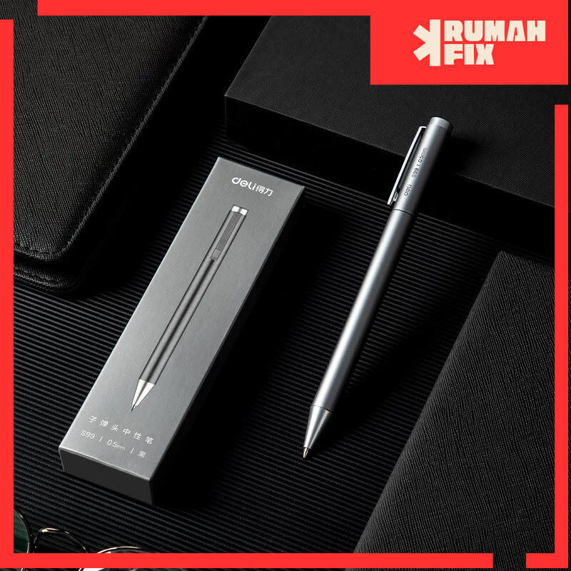 

Pulpen Gel Metal Roller Ballpoint 0.5mm