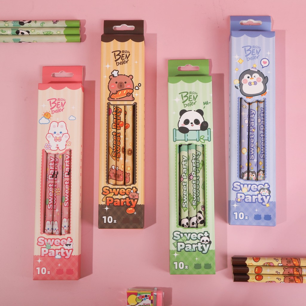 

TERMURAH! PENSIL HB ISI 10 PCS MOTIF KARTUN AESTHETIC KAWAII DAN MOTIF AESTHETIC CITY WARNA PASTEL