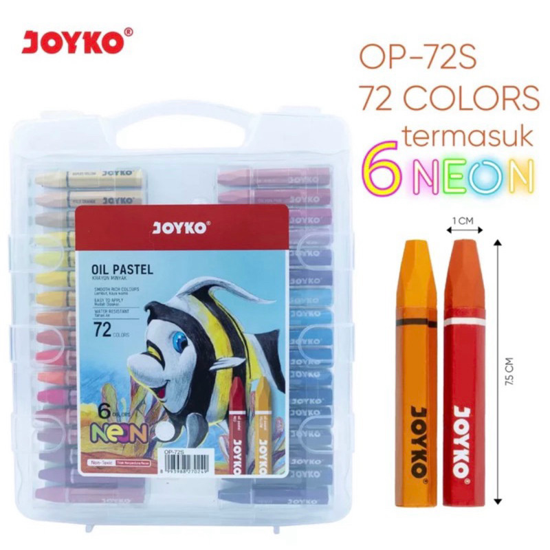 

Crayon Joyko 72 Warna / Oil Pastel