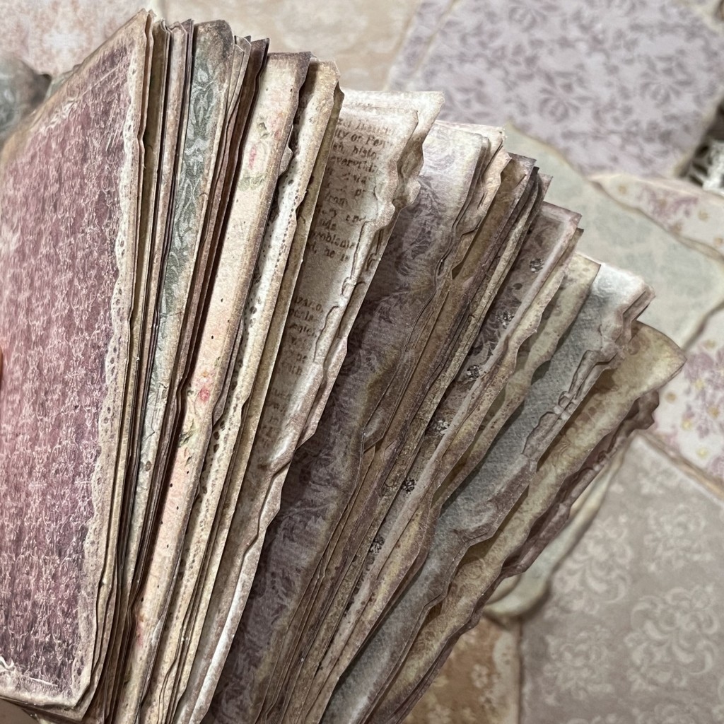

Vintage Burned Irregular Edges Material Paper Lace Pattern Paper Old Memo Pad Deco Scrapbooking Diary Collage Junk Journaling