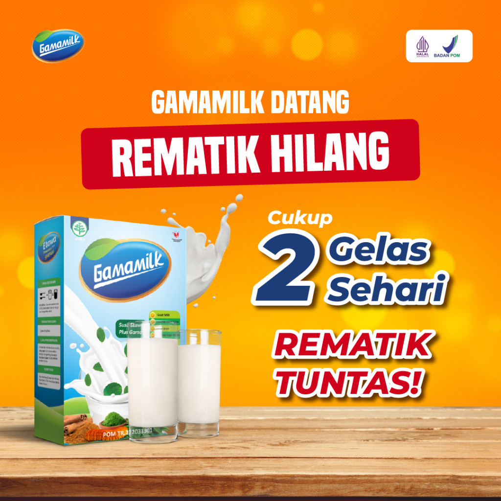 

GAMAMILK Susu Etawa Gamat Original Atasi Keluhan Rematik, Nyeri Sendi, dan Kaku Sendi 29