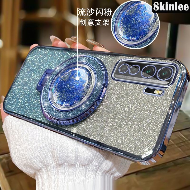 Casing telepon Untuk Huawei Nova 7 Nova 7 SE Nova 7i Back Cover Mewah Clear Plating Berkilau Bergaya