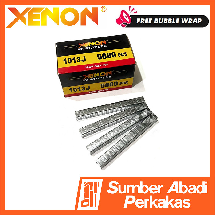 

XENON 1013J Isi Staples Mesin Paku Tembak U Mata Air Nailer Nail Gun Angin Stapler 1013 J Jok Motor
