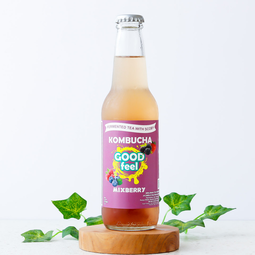 

Mixberry Kombucha Buah Campur Probiotik Teh Fermentasi - Good Feel