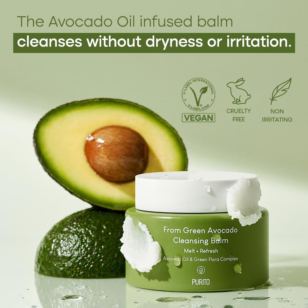 PURITO SEOUL GREEN AVOCADO CLEANSING BALM 100ML | PURITO