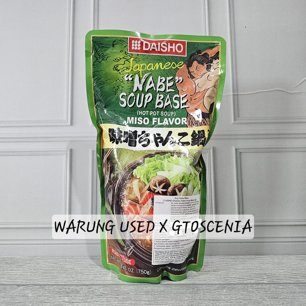 

Daisho Miso Chanko Nabe [Sumo Stew / Hot Pot] Soup 750 ml [3 -4 Porsi]