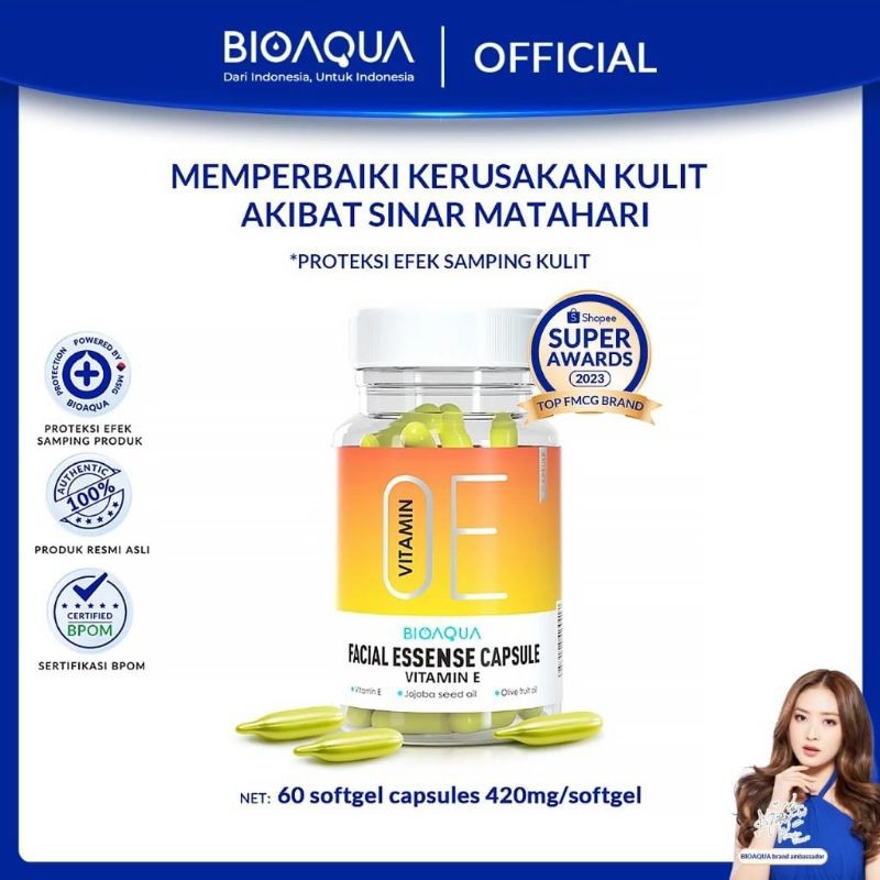 Bioaqua Serum Wajah Vitamin E Kapsul