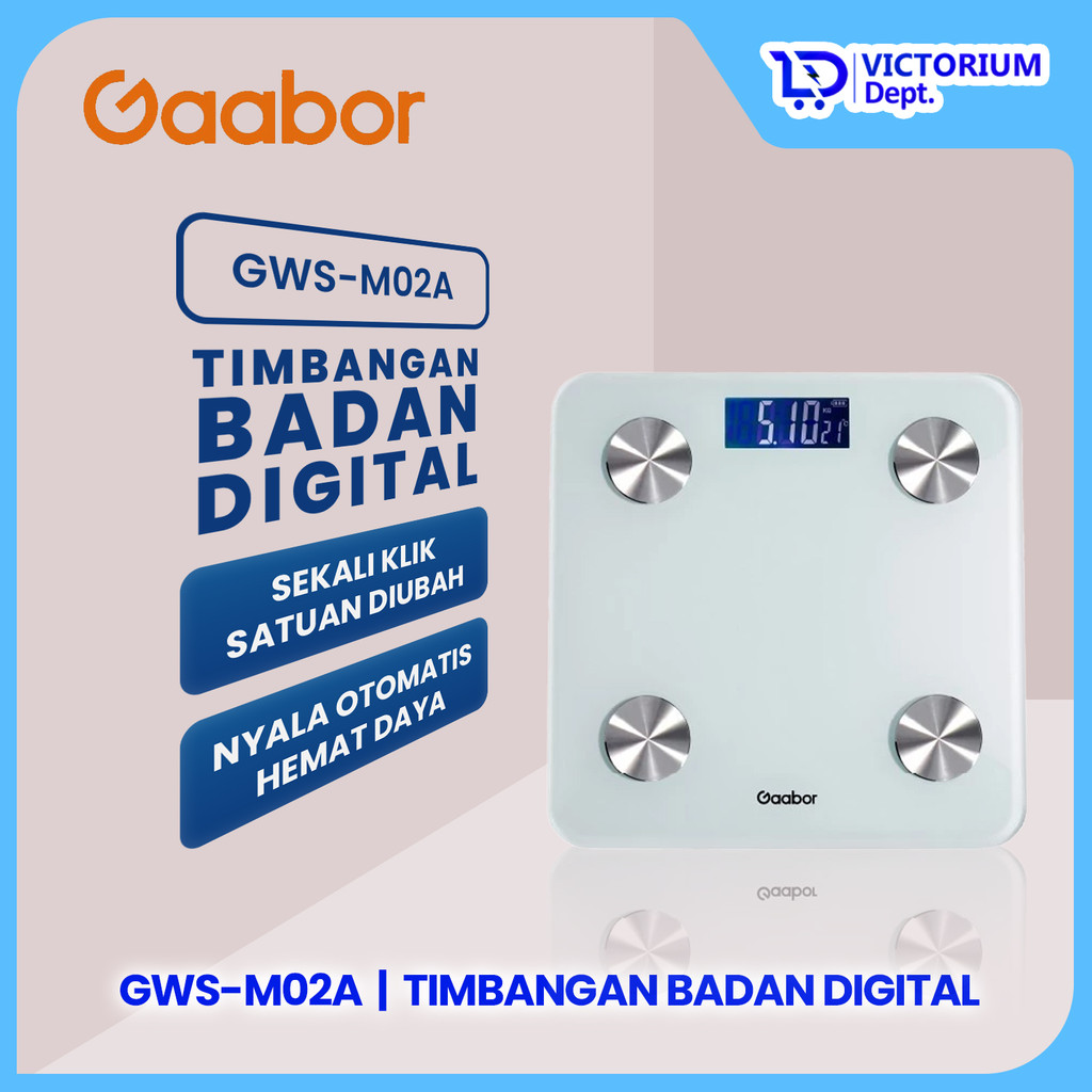 VICTORIUM- GAABOR TIMBANGAN BADAN DIGITAL GWS-M02A