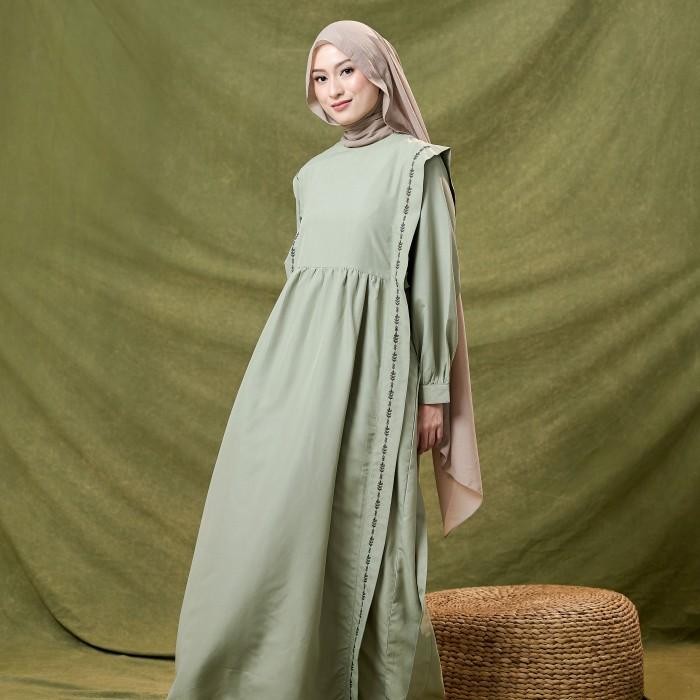 LIMITED ZM ZASKIA MECCA - KAVITA GAMIS DRESS - ROMANSA KHATULISTIWA - EDISI WIJAYAKUSUMA