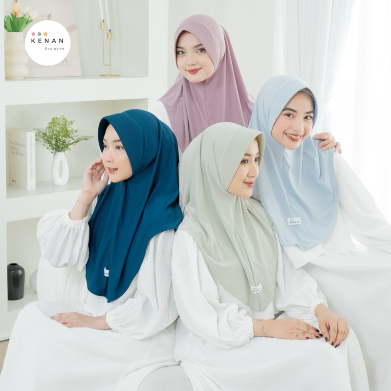 Bergo Daily Hamidah// DZEVADA Bahan Jersey