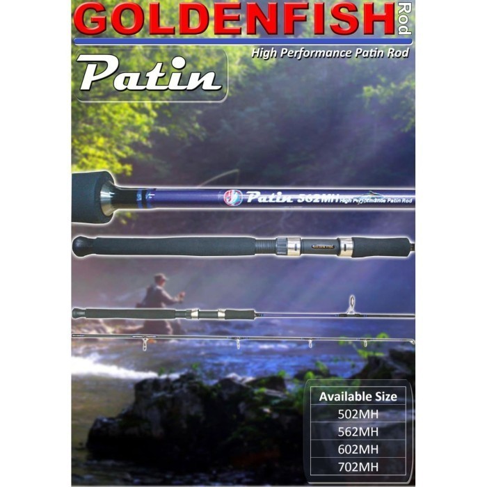 Joran Pancing Spinning Golden Fish Patin Carbon Solid 562 165CM