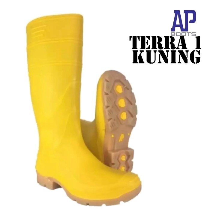 SEPATU AP BOOT TERRA KUNING AP BOOTS YELLOW TERRA