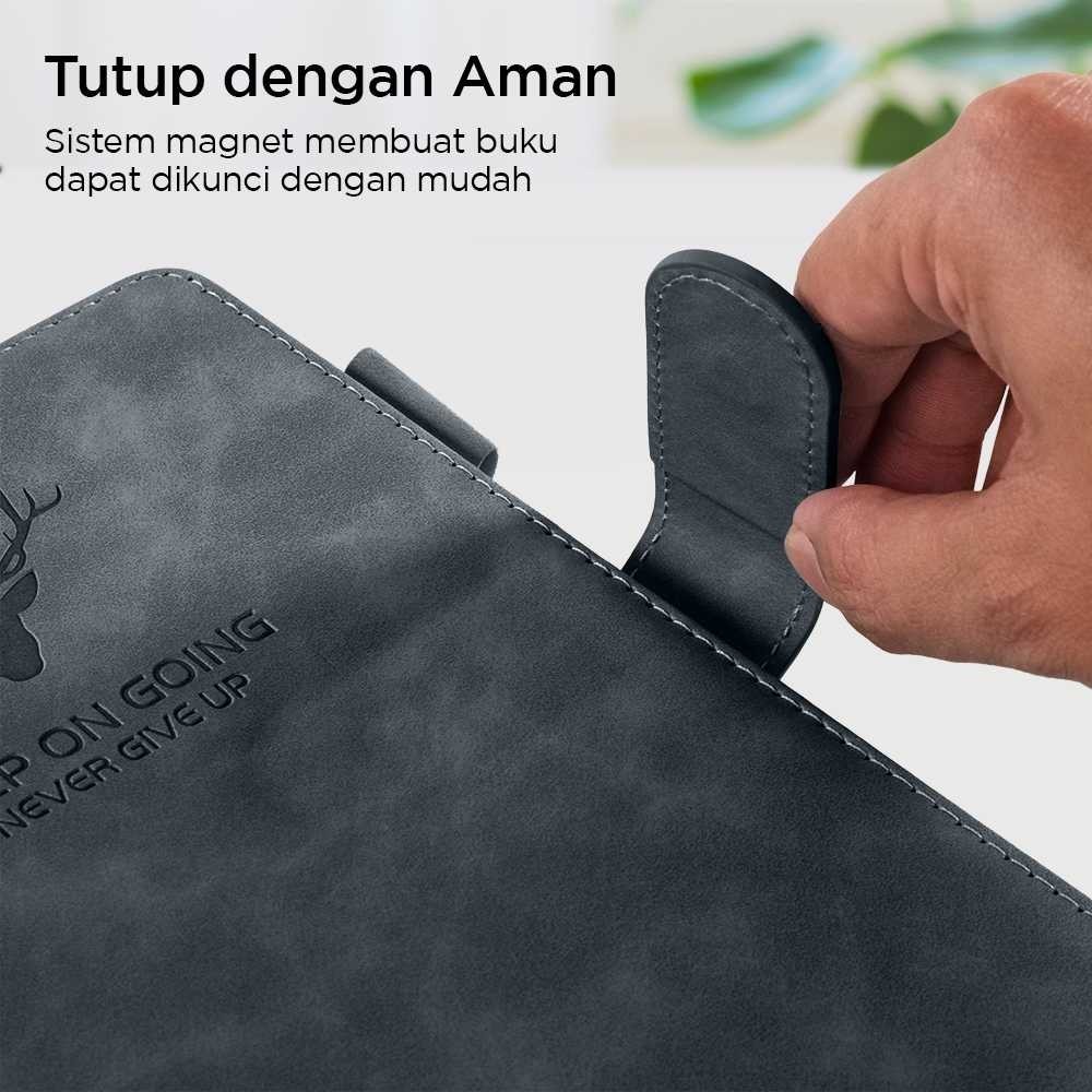 

FMSHOPP Toddi Buku Jurnal Hardcover Notebook Diary 68GSM 360 Halaman Grid - TL5‼️COD‼️
