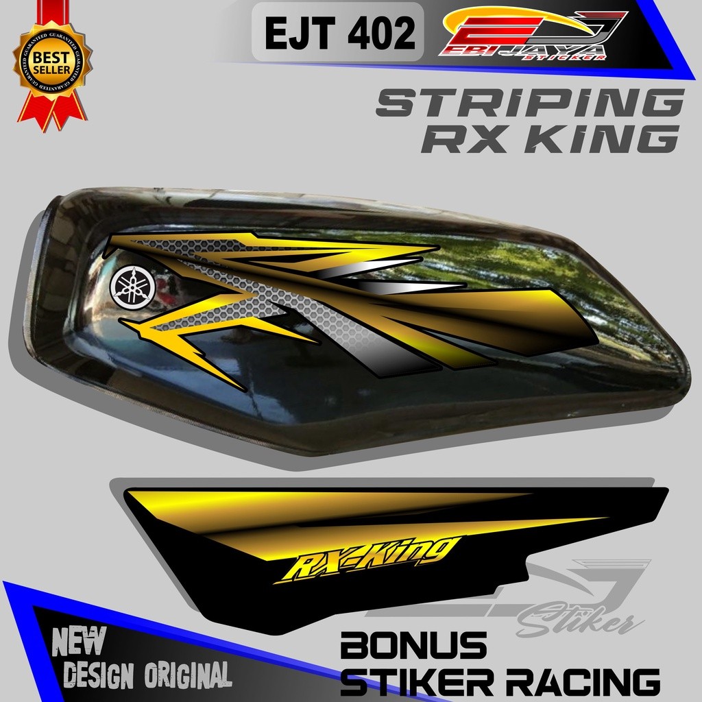 STRIPING VARIASI RX KING RX SPESIAL KING COBRA STIKER LIS BODY MOTOR