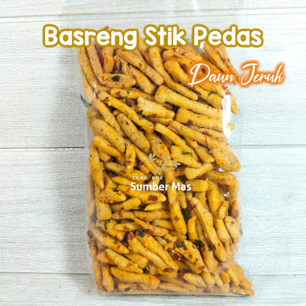 

Snack Kedhaton BAKSO GORENG / BASRENG 250 GR / BASRENG STIK PEDAS / basreng daun jeruk / basreng kiloan Cemilan
